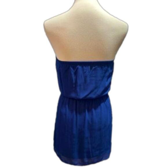 ⭐️ Express Chiffon Strapless Blue Dress Summer Lightweight Sleeveless Colorful - Picture 5 of 9